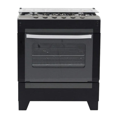 Estufa Nisato de 30" / 5 Quemadores / Negra - Acero Inoxidable - Nisato - Titan.com.pa - 115100538909