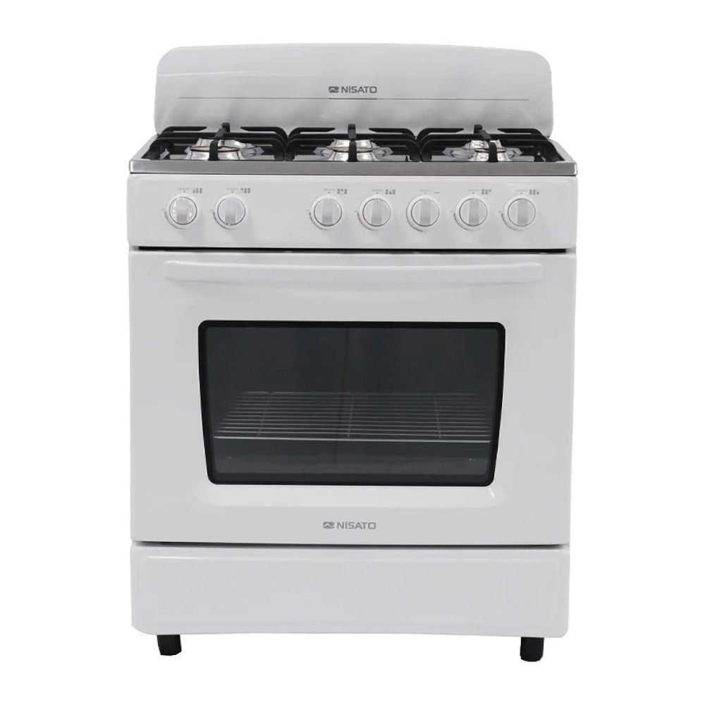 Estufa Nisato de 30" / 6 Quemadores / Blanca - Nisato - Titan.com.pa - 115200802108