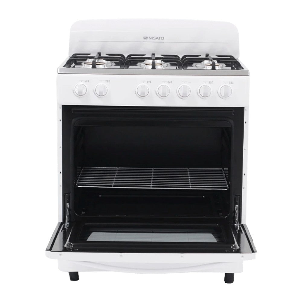 Estufa Nisato de 30" / 6 Quemadores / Blanca - Nisato - Titan.com.pa - 115200802108