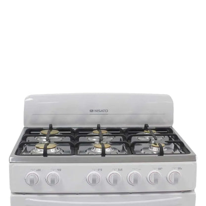 Estufa Nisato de 30" / 6 Quemadores / Blanca - Nisato - Titan.com.pa - 115200802108