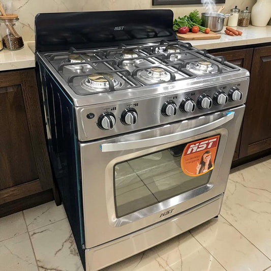 Estufa Nst de 30" / Acero Inoxidable / Con Respaldo - Nst - Titan.com.pa - 115100539104