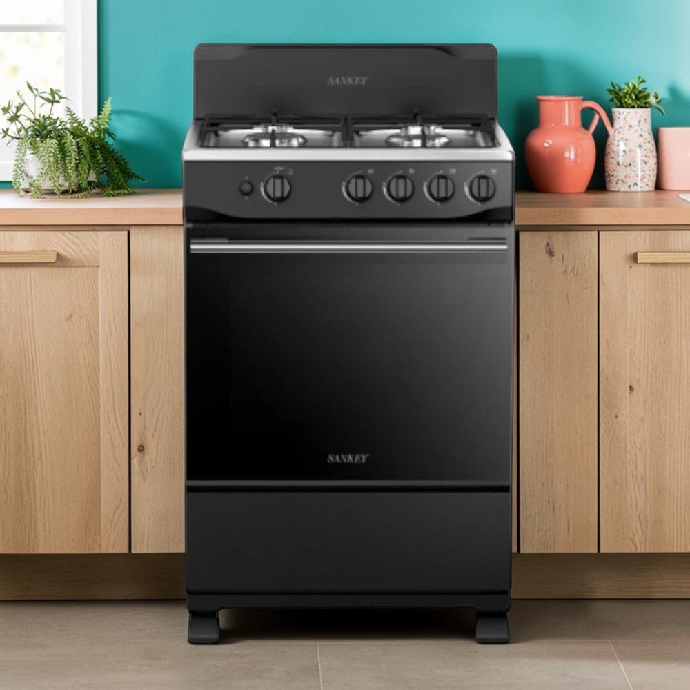 Estufa Sankey 24” con Horno/ 4 Quemadores /Acero Inoxidable - Sankey - Titan.com.pa - 7453118904051