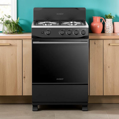Estufa Sankey 24” con Horno/ 4 Quemadores /Acero Inoxidable - Sankey - Titan.com.pa - 7453118904051