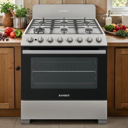 Estufa Sankey 30"/ Lyra S6 / 6 Quemadores / Silver - Sankey - Titan.com.pa - 7453118905966
