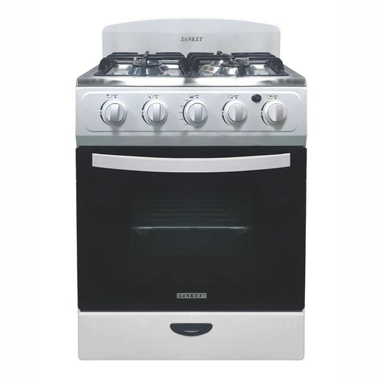 Estufa 4 Quemadores y Horno Sankey de 24"