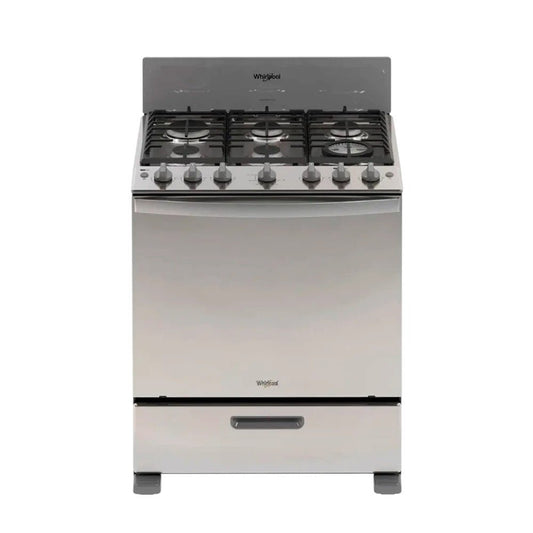 Estufa Whirlpool 30" a Gas 6 Quemadores Acero Inoxidable - Whirlpool - Titan.com.pa - 7501545598272