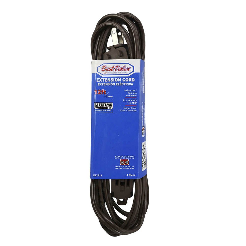 Extensión Eléctrica Best Value de 12 Pies