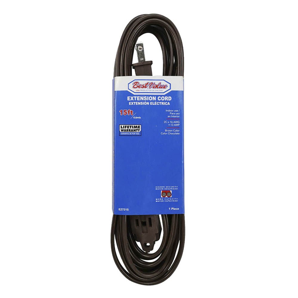 Extensión Eléctrica Best Value de 15 Pies