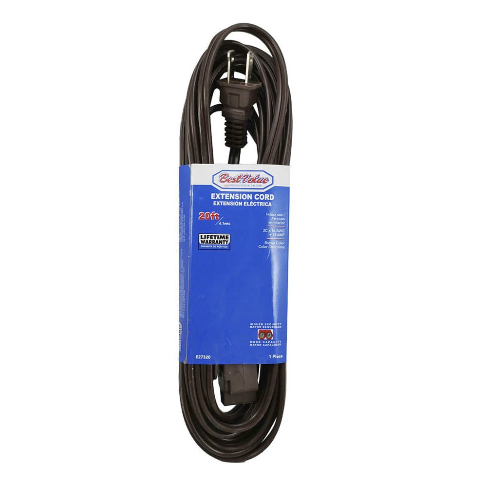 Extensión Eléctrica Best Value de 20 Pies