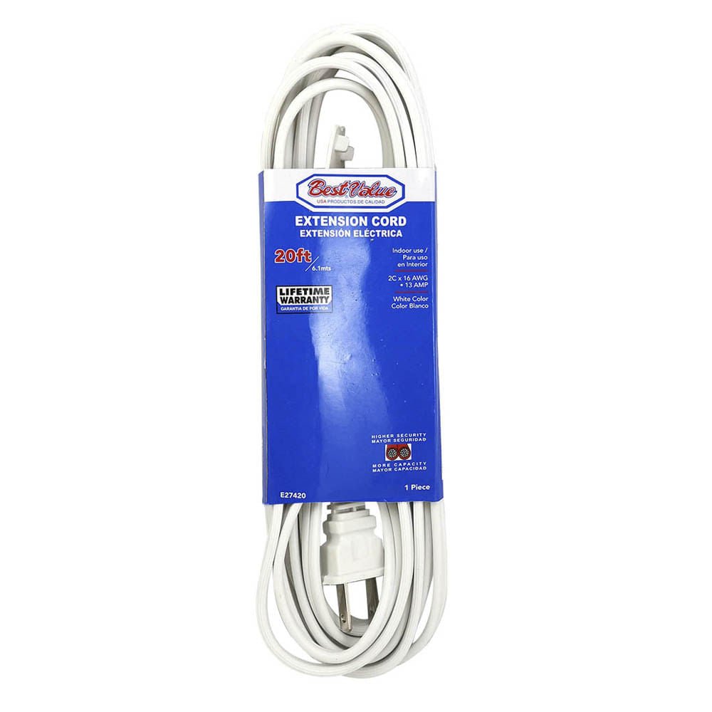 Extensión Eléctrica Best Value de 20 Pies