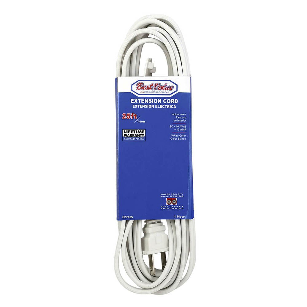 Extensión Eléctrica Best Value de 25 Pies