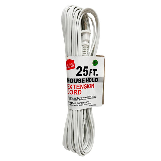Extensión Eléctrica 25FT Blanca Polarizada S15474 | Titán Panamá
