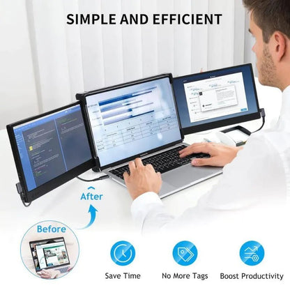 Extensor de Pantalla Triple Fubang 1080p - FUBANG - Titan.com.pa - 2150109460576