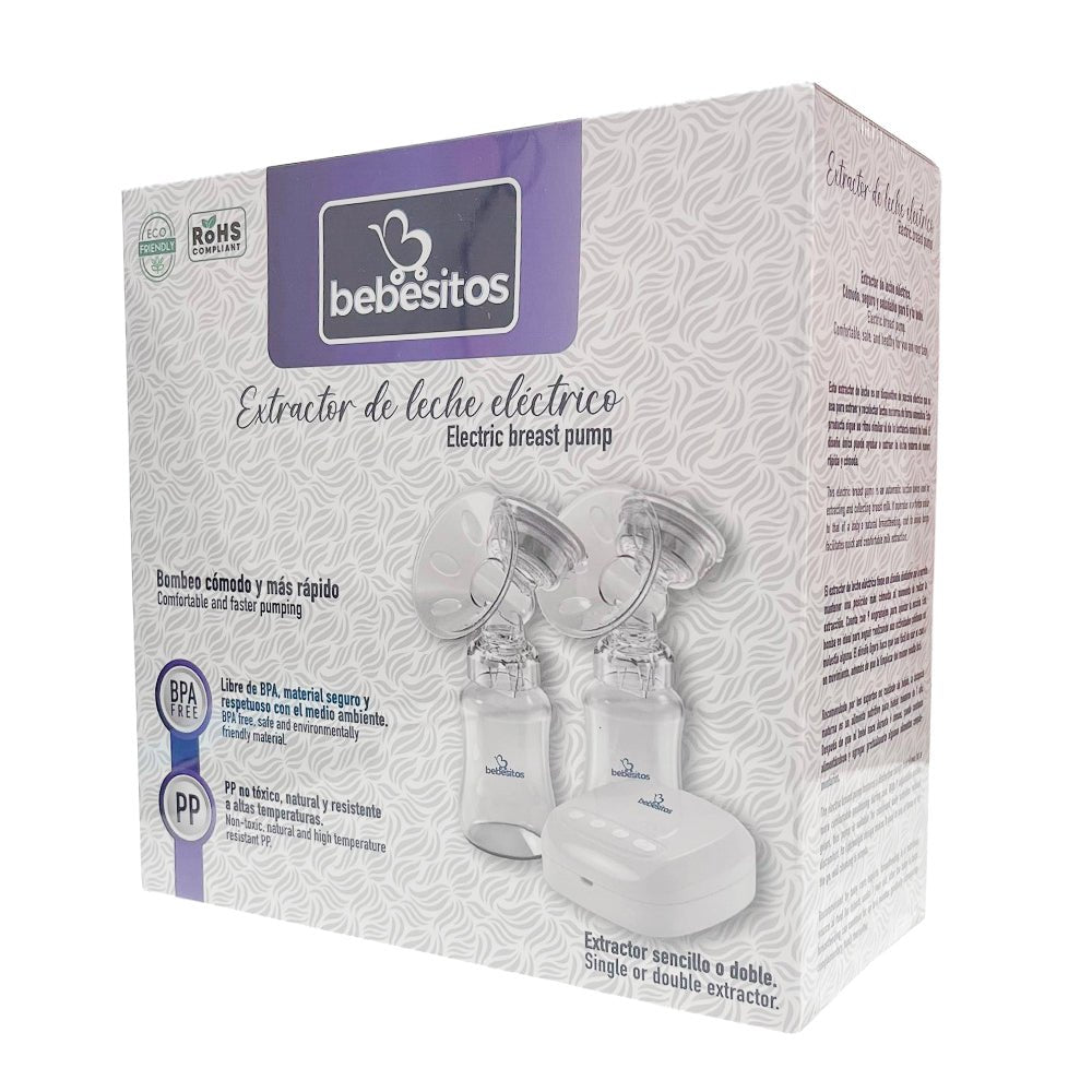 Extractor Eléctrico de Leche Bebesitos / Doble / Portátil - Bebesitos - Titan.com.pa - 7453117603894