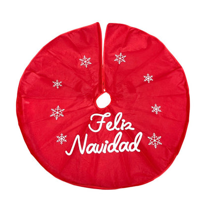 Falda Navideña Para Árbol Rojo - Miro Christmas - Titan.com.pa - 7450206138992