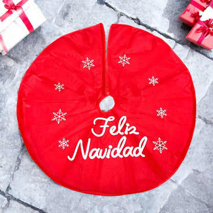 Falda Navideña Para Árbol Rojo - Miro Christmas - Titan.com.pa - 7450206138992