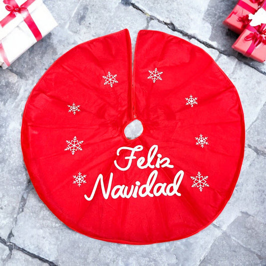 Falda Navideña Para Árbol Rojo - Miro Christmas - Titan.com.pa - 7450206138992
