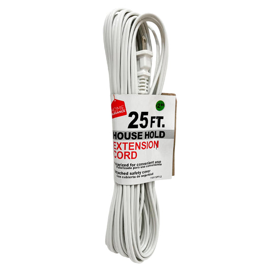 Extensión Eléctrica 25FT Blanca Polarizada S15474 | Titán Panamá