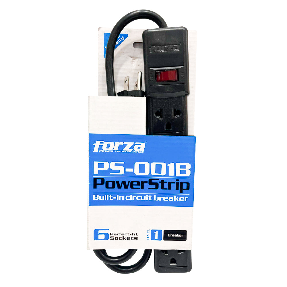 Regleta Forza 6 Salidas 110-240 V PS-001B | Titán Panamá