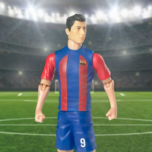 Figura De Robert Lewandowski Barcelona 20 CM - Banbo Toys - Titan.com.pa - 734690483569