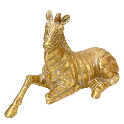 Figura Decorativa Cebra Essential Decor – Dorada - Essential Decor - Titan.com.pa - 068296138760