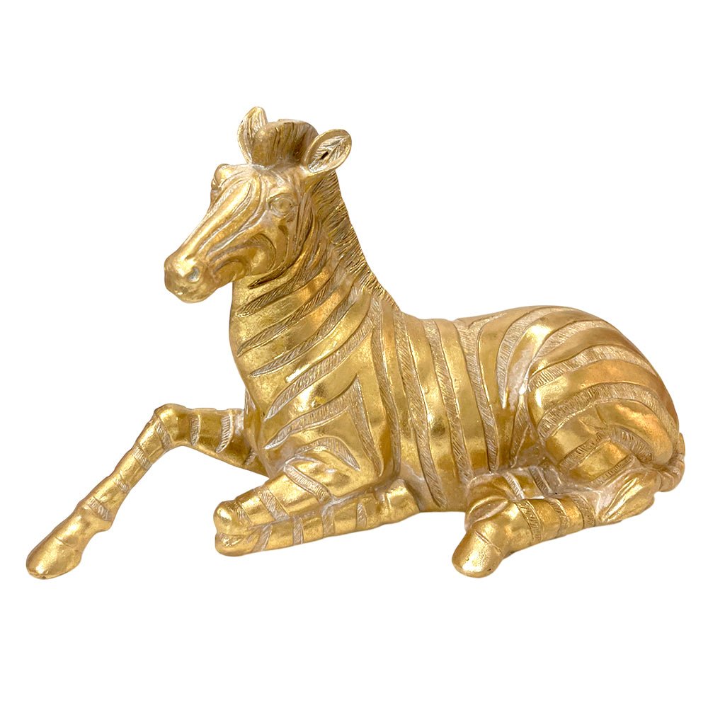 Figura Decorativa Cebra Essential Decor – Dorada - Essential Decor - Titan.com.pa - 068296138760