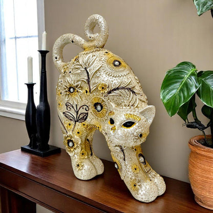 Figura Decorativa Essential Decor / Diseño de Gato / Poliresina - Essential Decor - Titan.com.pa - 682961120951