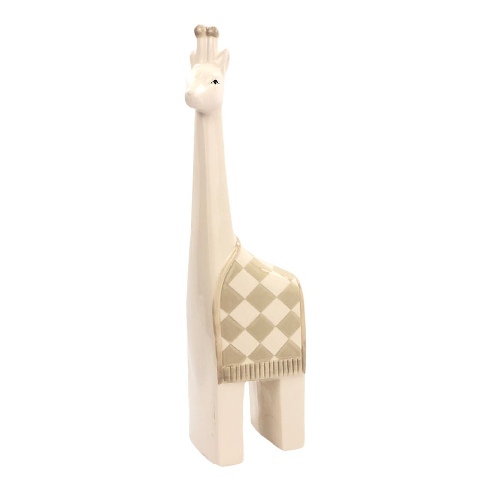 Figura Decorativa Great Buy de Cerámica Jirafa 4.4" x 3.2" x 16.5"