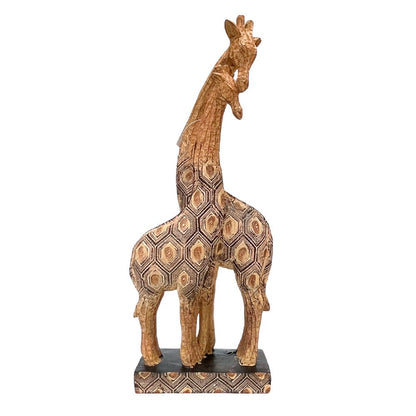 Figura Decorativa Jirafa Essential Decor / Madera - 33 cm - Essential Decor - Titan.com.pa - 068296138975