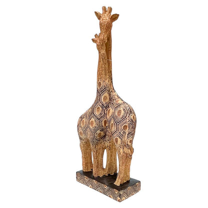 Figura Decorativa Jirafa Essential Decor / Madera - 33 cm - Essential Decor - Titan.com.pa - 068296138975