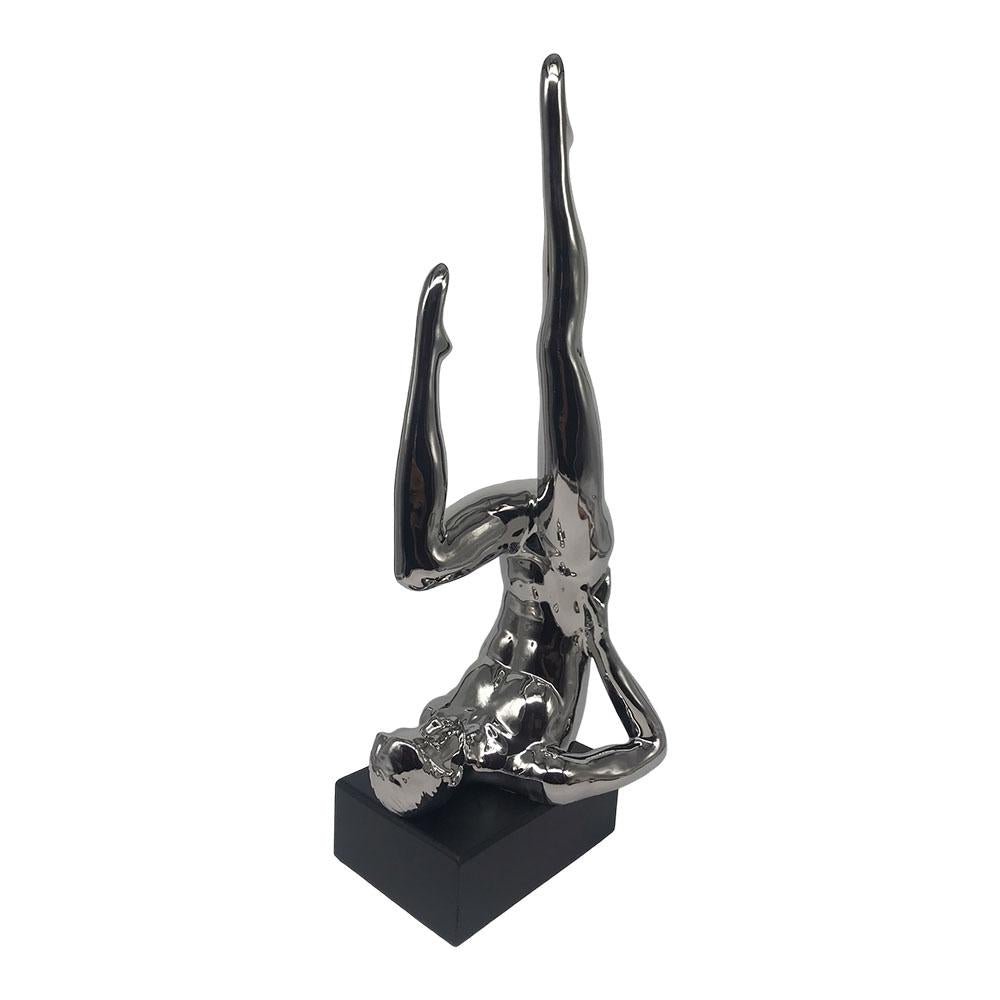 Figura Decorativa Montefiori Gimnasta de Cerámica