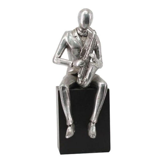 Figura Decorativa Montefiori Músico de Saxofón