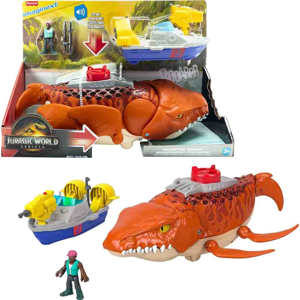 Figura Imaginext Jurassic Rebirth Mosasa / Jurassic World - Jurassic World - Titan.com.pa - 194735303908