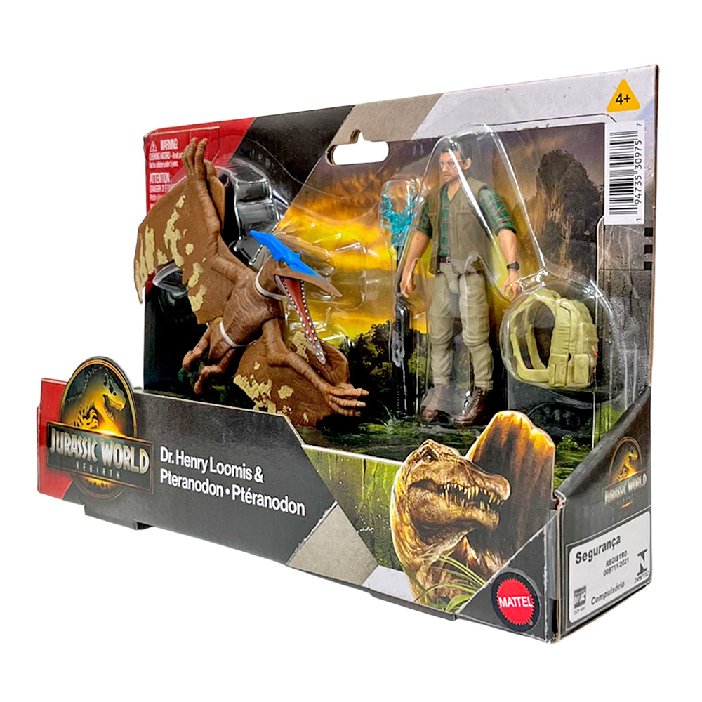 Figura Jurassic World Rebirth Dinosaur / Set de Aventuras