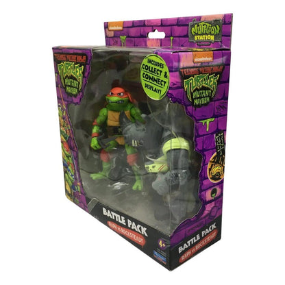 Figura TMNT Movie Pack de Batalla x2 / Tortugas Ninja / Surtido - Tortugas Ninjas - Titan.com.pa - 043377833307