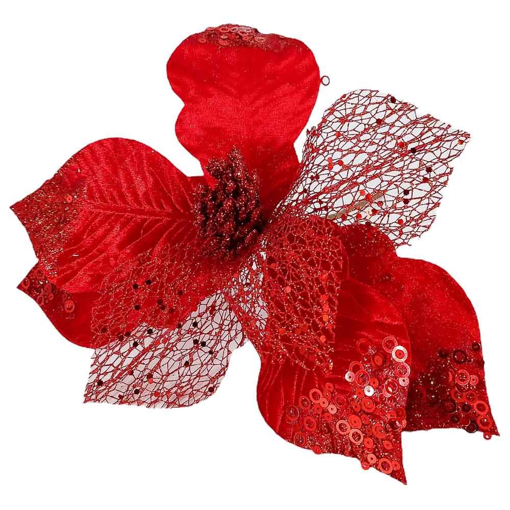 Flor Navideña Miro Christmas Poinsettia 30 cm