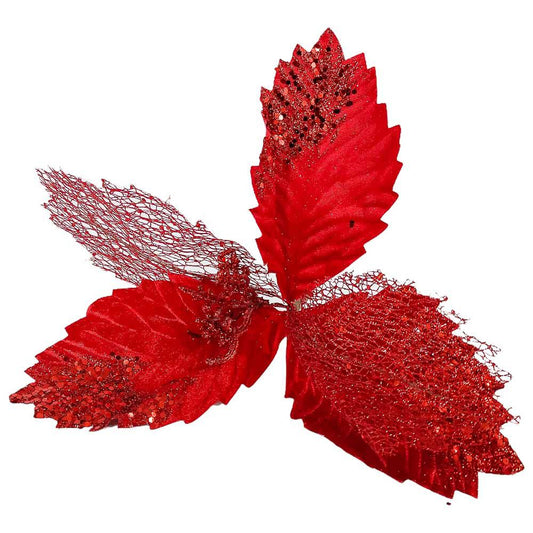 Flor Navideña Miro Christmas Poinsettia 33 cm