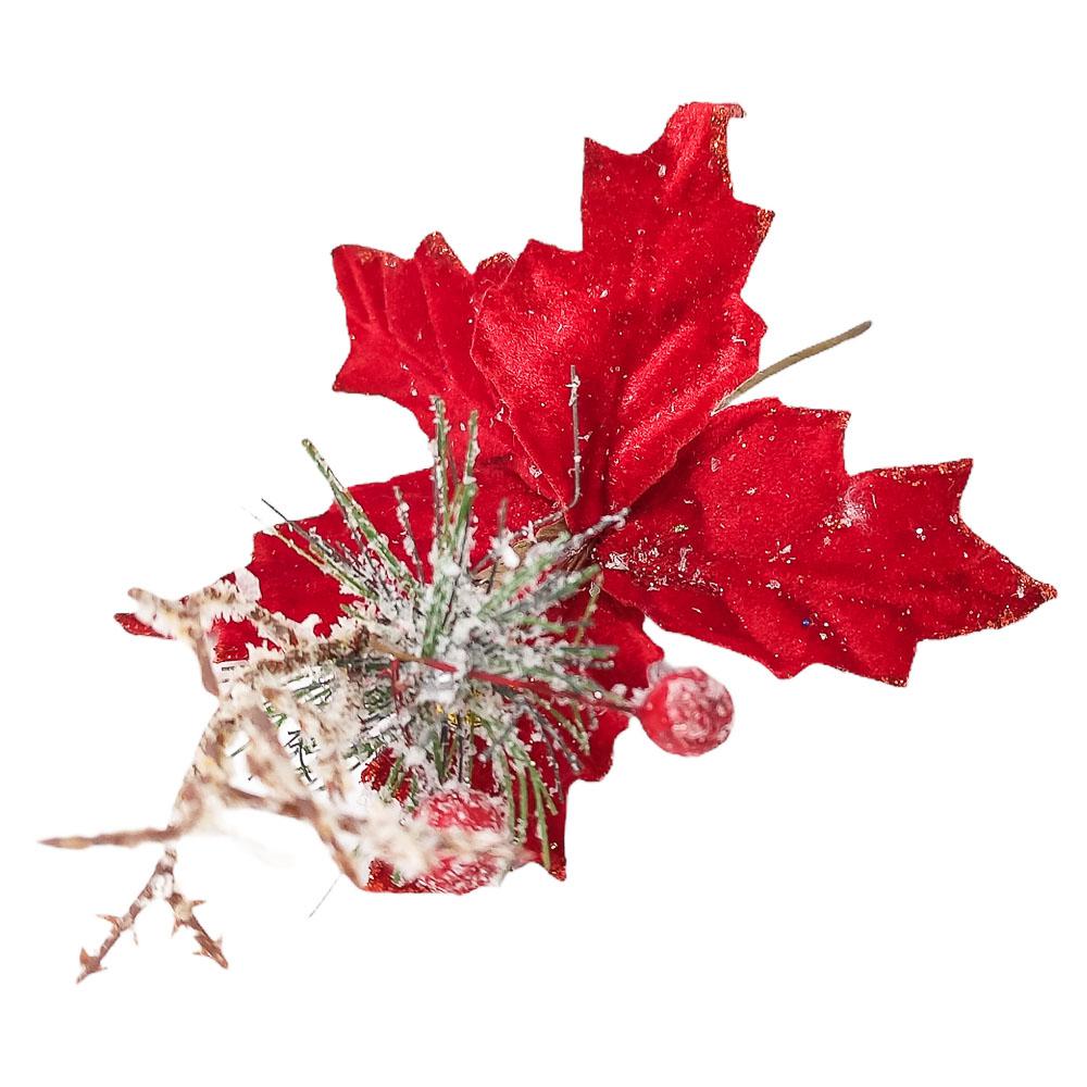 Flor Navideña Montefiori 22 cm