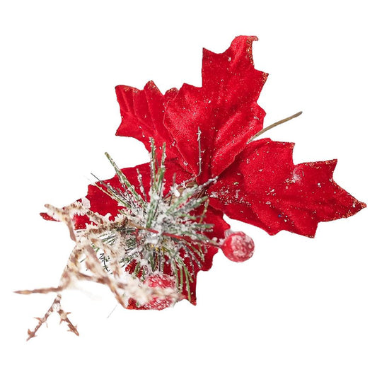 Flor Navideña Montefiori 22 cm