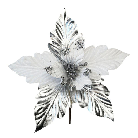 Flor Navideña Montefiori Christmas 15 cm