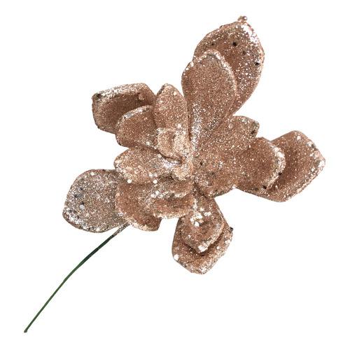 Flor Navideña Montefiori Christmas 19 cm