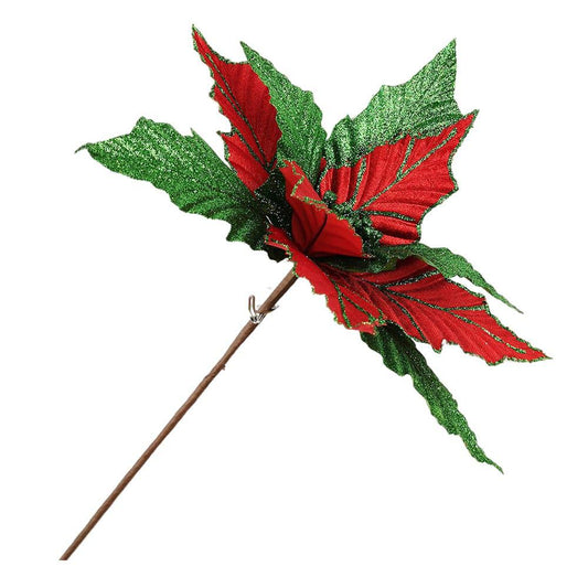 Flor Navideña Montefiori Christmas 29 cm