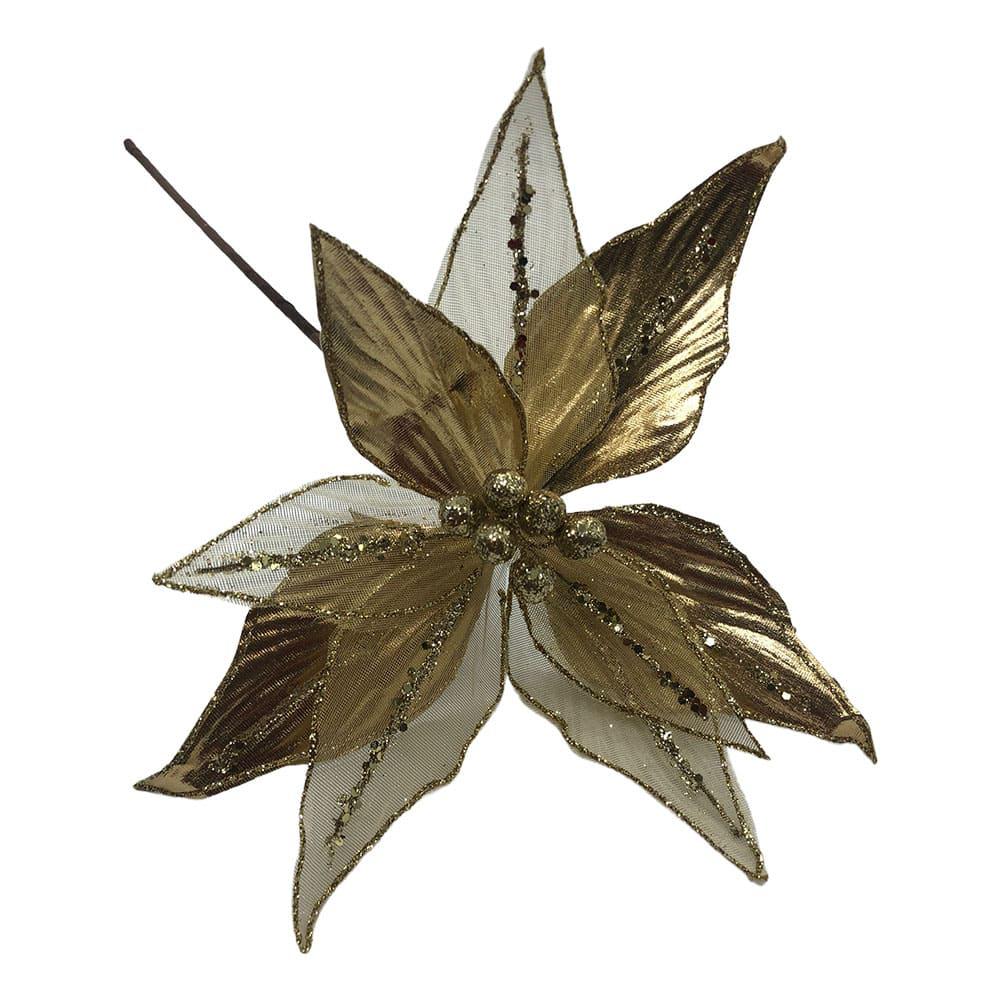 Flor Navideña Montefiori Christmas 50 cm