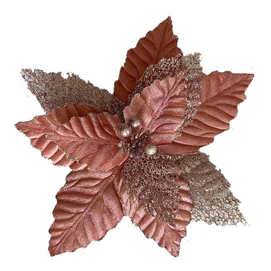 Flor Navideña Montefiori Christmas 50 cm