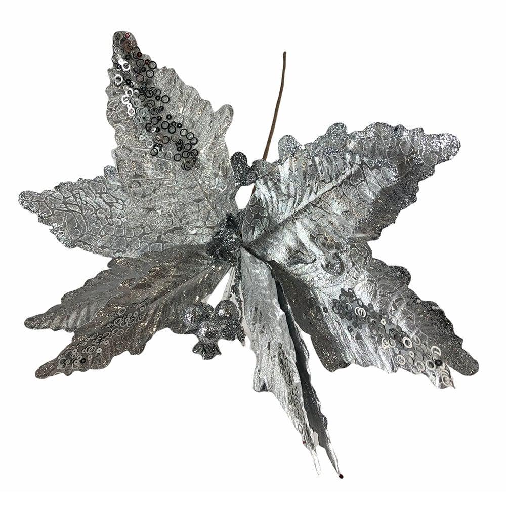 Flor Navideña Montefiori Christmas Poinsettia 36 cm