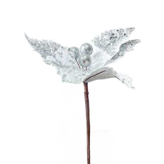 Flor Navideña Poinsettia 19 cm / Christmas Elegance - Christmas Elegance - Titan.com.pa - 2100000680832