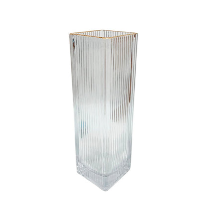 Florero Decorativo de Vidrio Clear Home Elegance - 24 cm - Home Elegance - Titan.com.pa - 2100000810093