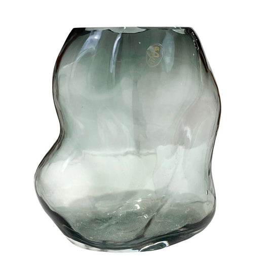 Florero decorativo de vidrio Home Elegance de 23 cm.