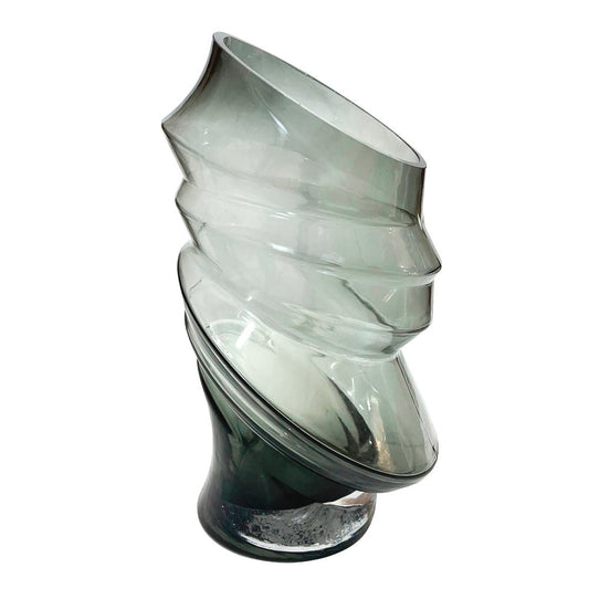 Florero decorativo de vidrio Home Elegance de 25 cm.