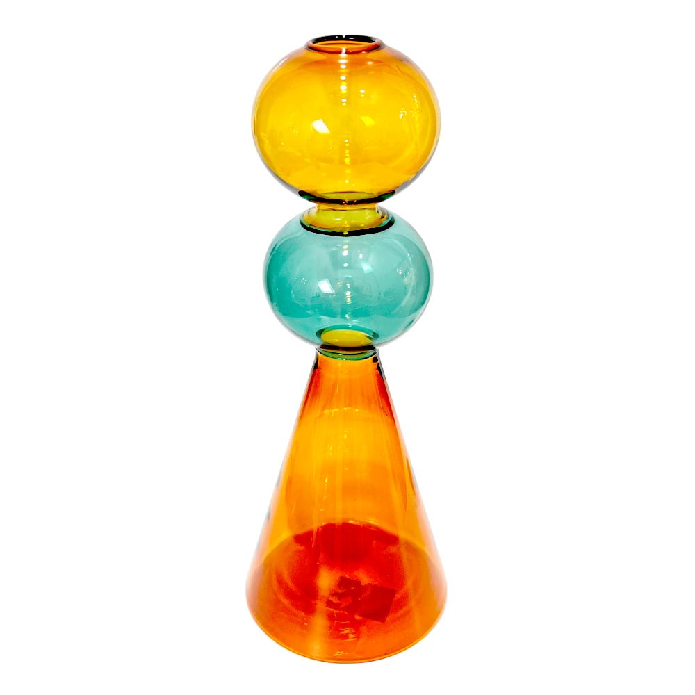 Florero Decorativo de Vidrio / Home Elegance / Naranja / 13" - Home Elegance - Titan.com.pa - 2100001665555